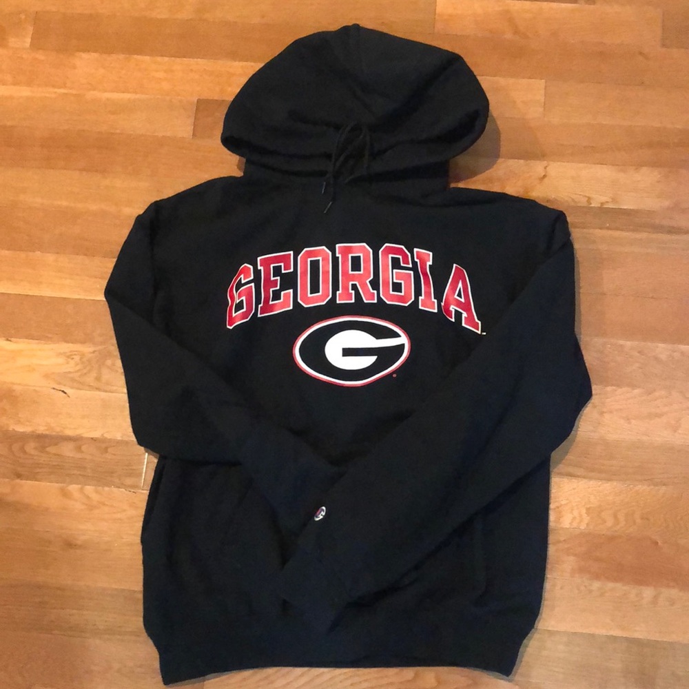 UGA Champion Hooded Sweatshirt